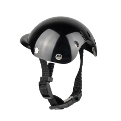 Motorcycle Pet Helmet Dog Hard Hat Windproof Snowproof Adjustable Belt Bike Cat Hat Outdoor Riding Puppy Cap