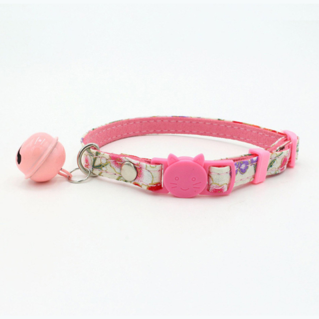Cute Cat Collar Puppy Kitten Necklace With Bell Pet Accessories