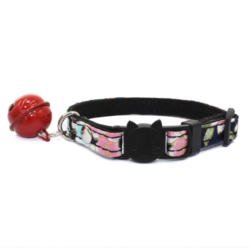 Cute Cat Collar Puppy Kitten Necklace With Bell Pet Accessories