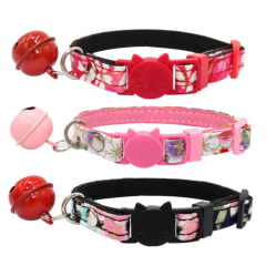 Cute Cat Collar Puppy Kitten Necklace With Bell Pet Accessories