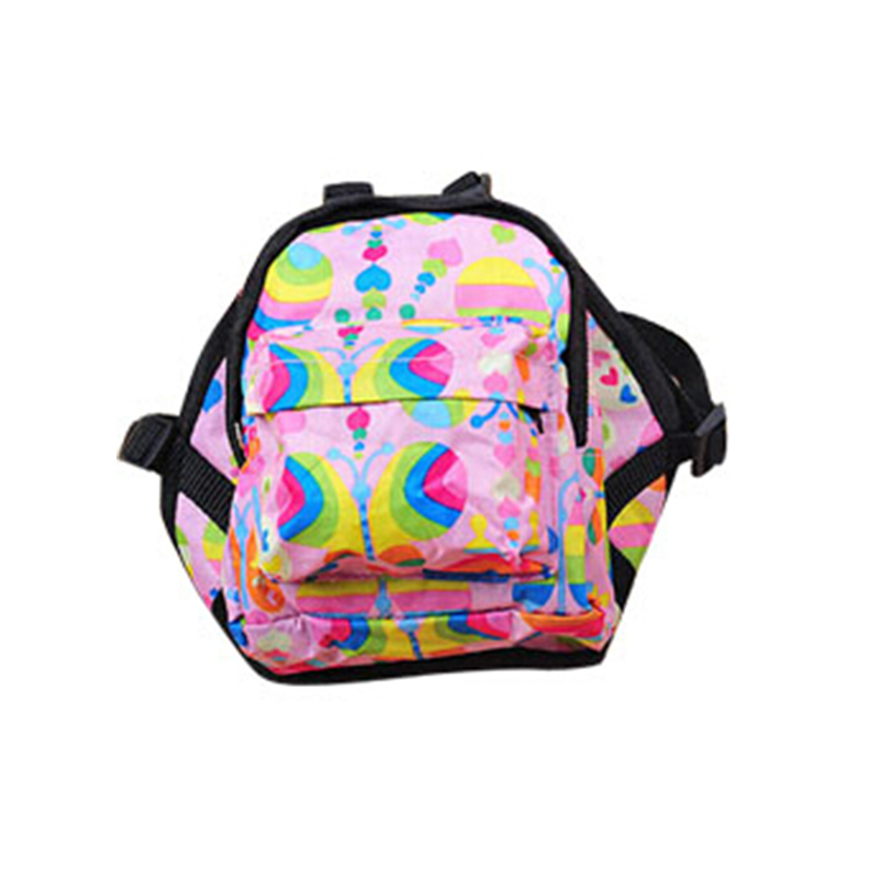 Printed Bag Pet Backpack Dog Harnesses Leashes Set Pet Chest Rope Leading Products for Animals Collar Acessorios Traction