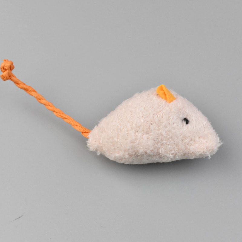 Furry Plush Cat Toys Mice Mouse Simulated Small Animals For Kitten Pet Playing Scratch Training Game Interactive Pet Supplies