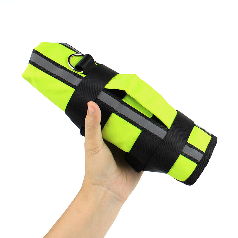 Reflective Pet Swimsuit Adjustable Dog Life Jacket Detachable Air Bag Outdoor Reflective Portable Safety Vest