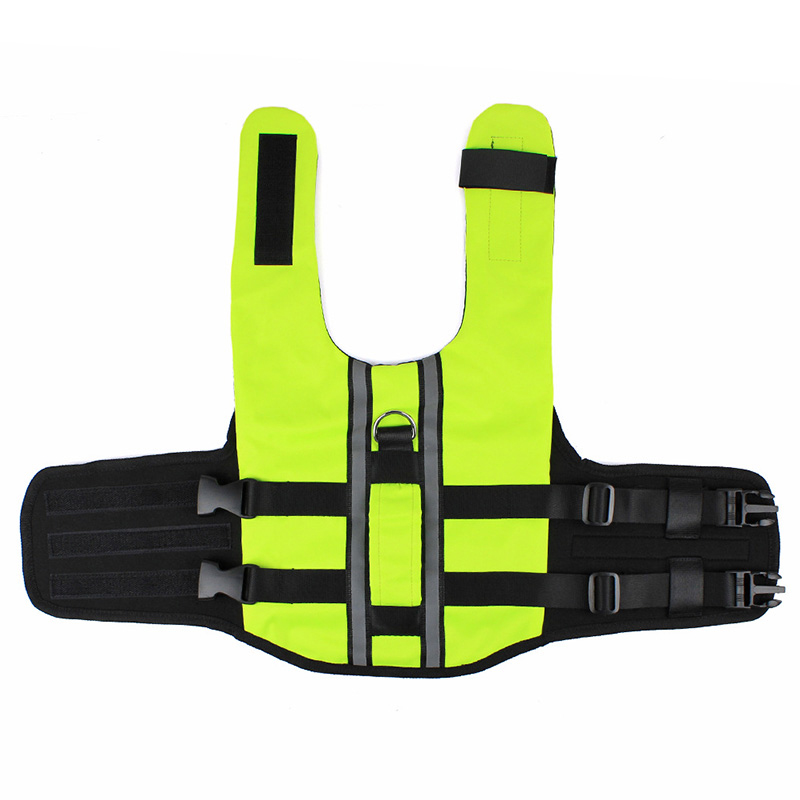 Reflective Pet Swimsuit Adjustable Dog Life Jacket Detachable Air Bag Outdoor Reflective Portable Safety Vest