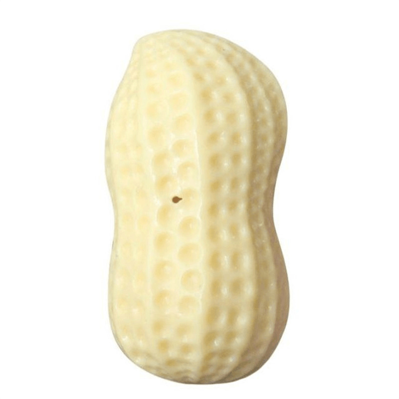Interactive TPR Peanut Shaped Dog Toy with Sound Veggie Series Pet Play Toys