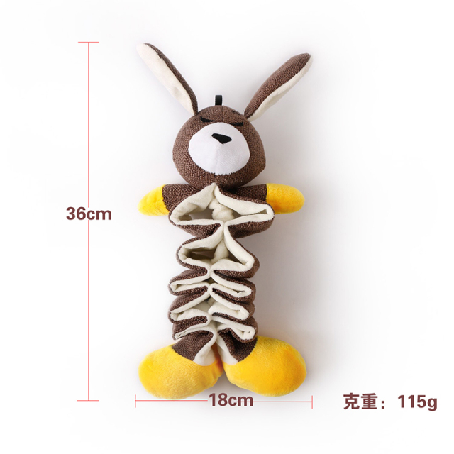 Cloth Leakage Food Dog Toy For Puppy Hippo Slow Feed Small Dog Toys Pet Supplies