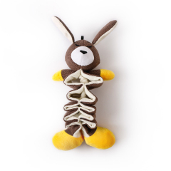 Cloth Leakage Food Dog Toy For Puppy Hippo Slow Feed Small Dog Toys Pet Supplies