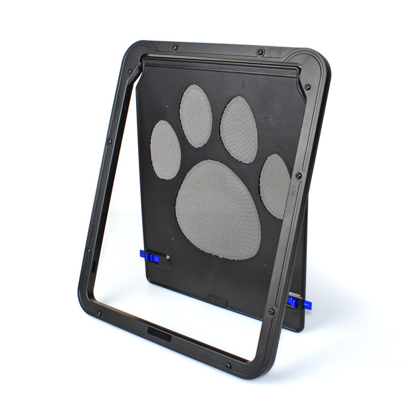 Screen Door Pet Door Magnetic Flap Automatic Locking Ideal for Small Dogs and Cats Pet Supplies