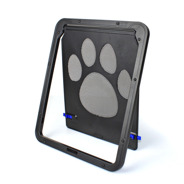 Screen Door Pet Door Magnetic Flap Automatic Locking Ideal for Small Dogs and Cats Pet Supplies