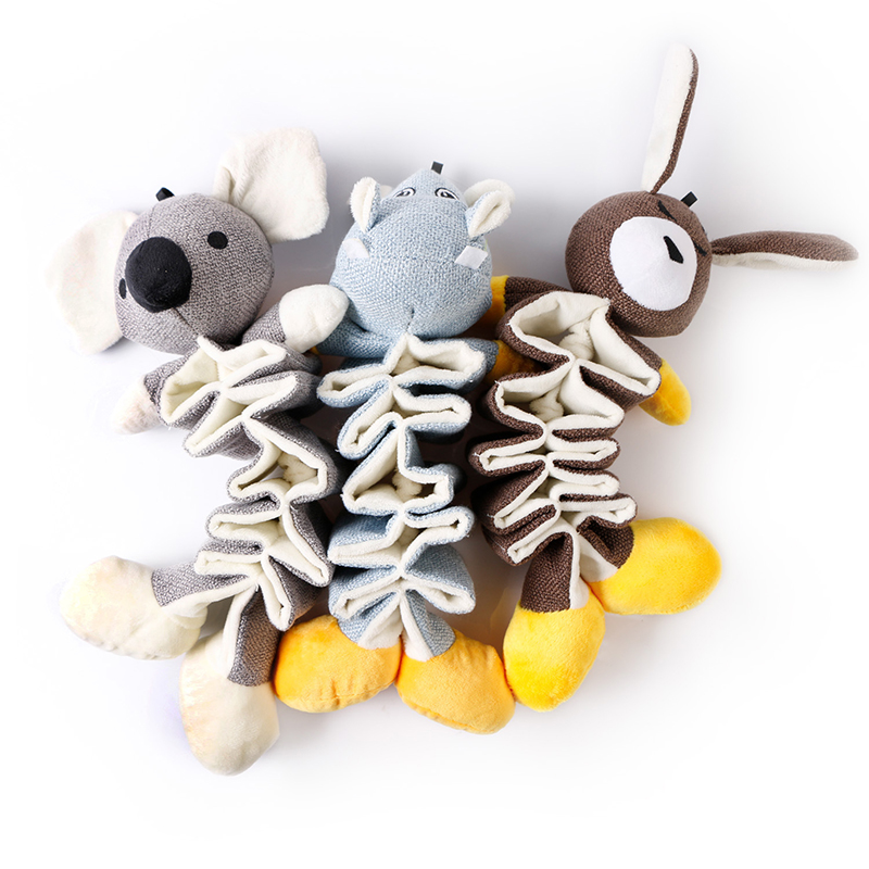 Cloth Leakage Food Dog Toy For Puppy Hippo Slow Feed Small Dog Toys Pet Supplies