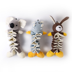 Cloth Leakage Food Dog Toy For Puppy Hippo Slow Feed Small Dog Toys Pet Supplies