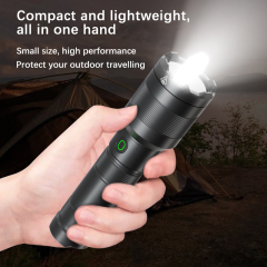 PK10 LED Flashlight Super Bright 18650 USB C Rechargeable Torch Light Lamp for Outdoors Emergency