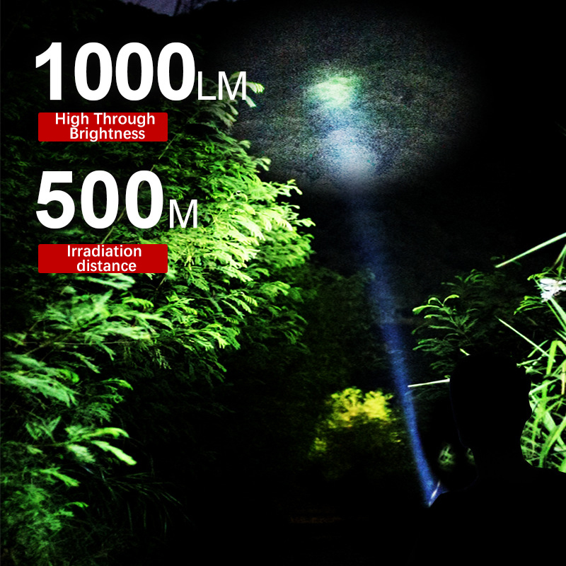 SF1 LED Camping Flashlight USB C Rechargeable Lamp 4 Color Waterproof Torch Portable Powerful Lantern for Hiking Fishing