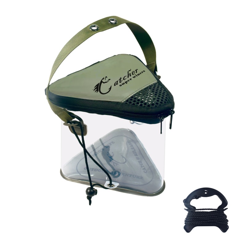 Collapsible Water Bucket - Outdoor Fishing Multifunctional Container / Live Fish Keeper for Wild Fishing