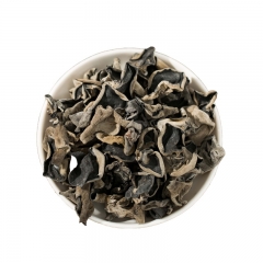 Dried black fungus mushroom