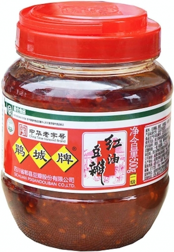 Soy bean paste red oil sauce