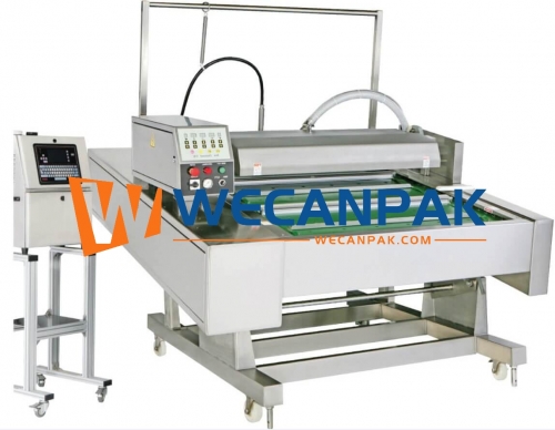 Continuous Belt Type Automatic Vacuum Packaging Machine With Injection Printing System