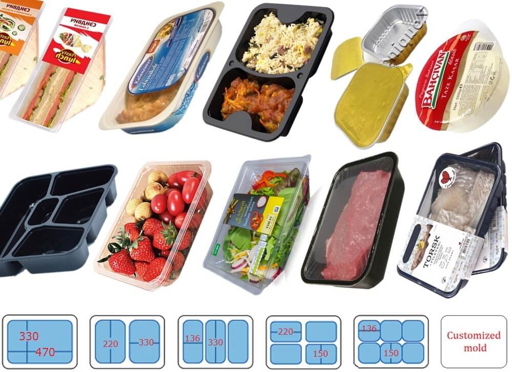 Meal Prep Trays, Meal Prep Packaging Machines