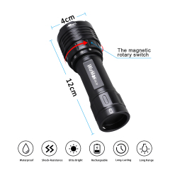 DL30 21700 Diving Flashlight 3600lm Triple LH351D High CRI Magnetic Control Ring Switch