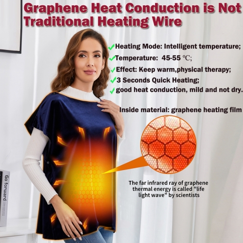 Heated vest, Christmas gifts for mom,as a Warm Palace belt or heated pad for women,  Graphene heated vest fit for man too (Unisex vest) Light