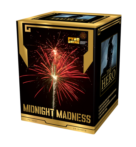 PS15257 Square shape 25 shot Cake Midnight Madness F3