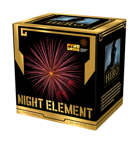 PS-BAF2-3030-011 Square shape 30 shots Cake Night Element F3