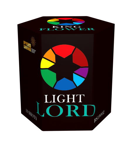 BS19002 Hexagon 19 shots Cake Light Lord F2