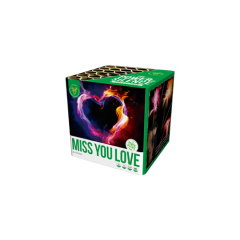 G-9005 Green line fireworks cake 36 shots F2 Miss You Love