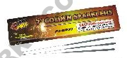 PS0977 HAND-HELD SPARKLERS 7" Gold Sparklers