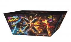 P-514 Fan shape 125 shots Cake Rainbow Punch