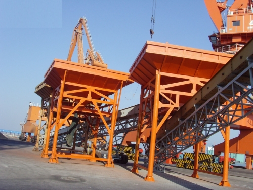 conveyor belt load system