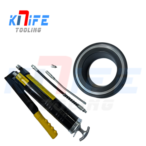 Circular bonded stripper ring hydraulic nuts for slitting line