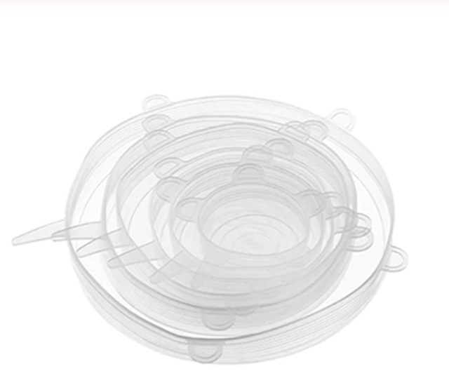 6 Pcs/Set Food Silicone Cover Cap