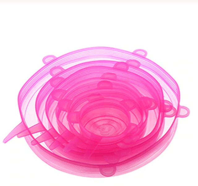 6 Pcs/Set Food Silicone Cover Cap