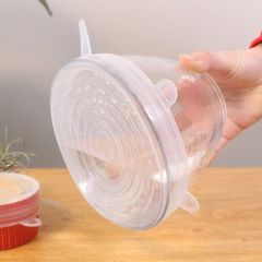 6 Pcs/Set Food Silicone Cover Cap