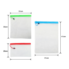 12pcs/lot Reusable Mesh Produce Bags