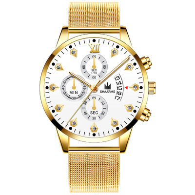 Roman diamond watch 377