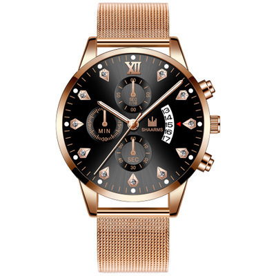 Roman diamond watch 377
