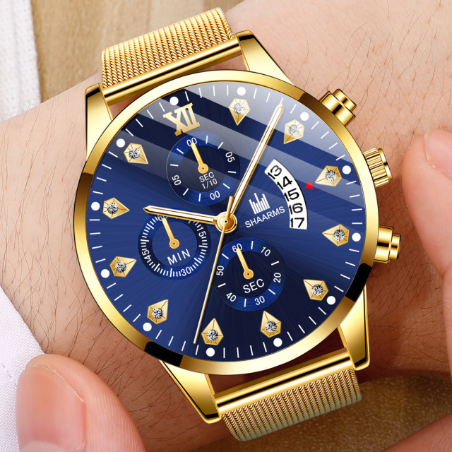 Roman diamond watch 377