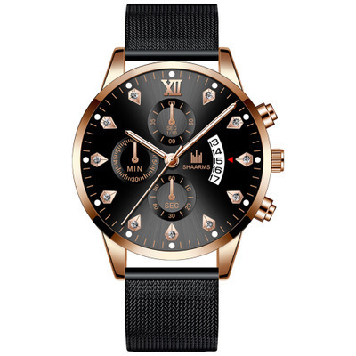 Roman diamond watch 377