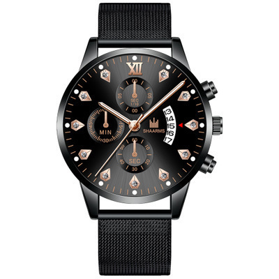 Roman diamond watch 377