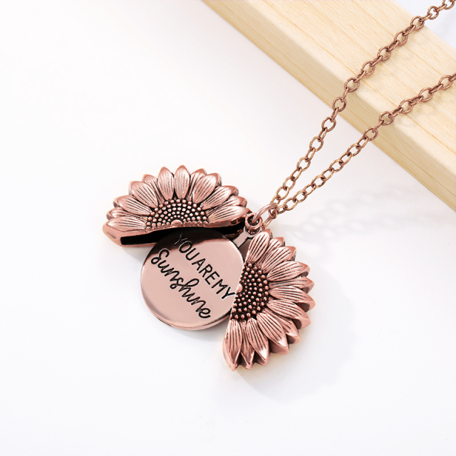 You Are My Sunshine Sunflower Necklaces