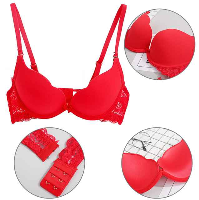 Women Push Up Seamless Bow Bra 316