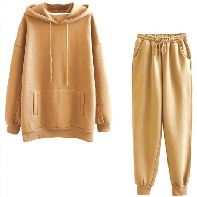 2 pieces sets hoodies sweatshirt and pants