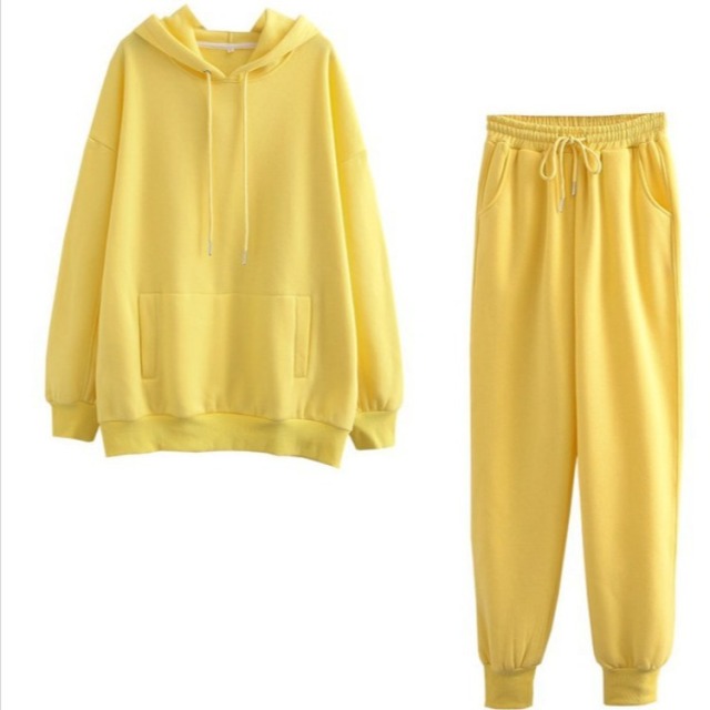 2 pieces sets hoodies sweatshirt and pants