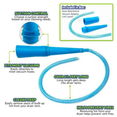 Dryer Vent Lint Cleaning Vacuum Hose Attachment
