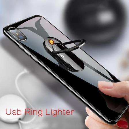 USB Lighter Can Do Mobile Phone Bracket Charging Lighter Multi-function Cigarettes Accessories Gift Exquisite