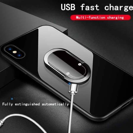 USB Lighter Can Do Mobile Phone Bracket Charging Lighter Multi-function Cigarettes Accessories Gift Exquisite