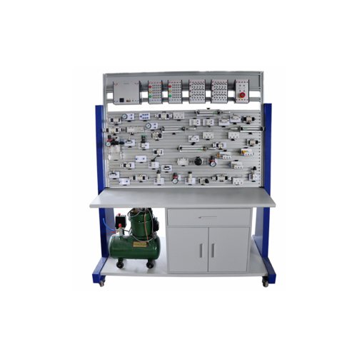 PLC Electro-Pneumatic Training Workbench Didactic Equipment Mechatronics Training Equipment