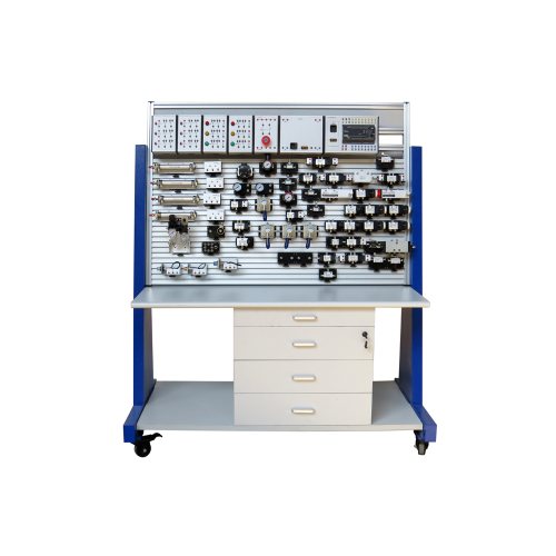 PLC Controlled Pneumatic and Hydraulic Training Test Bench Didactic Equipment Mechatronics Trainer